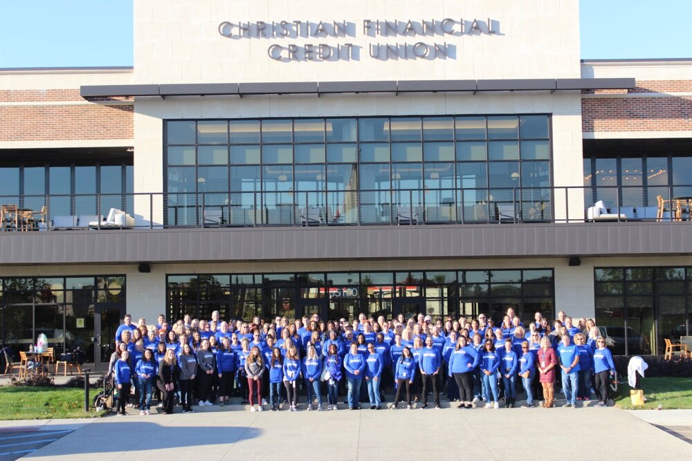 143 CFCU employees volunteered with local nonprofits as part of their Day of Giving event.