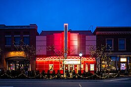 The Farmington Civic Theater began showing first-run movies when it opened in 1940, switched to second-run films in the 1980s, and has now returned to showing first-run movies for the first time in decades.