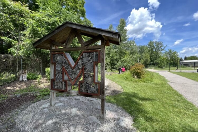 An “Insect Hotel” marries school pride with the environment.