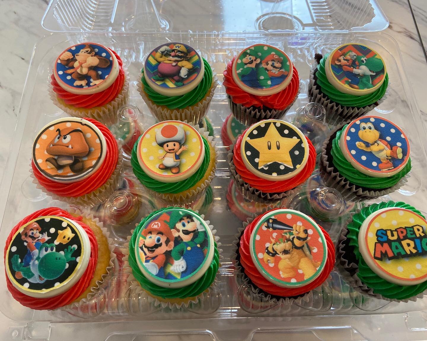 Super Mario Bro’s. Cupcake by Enjoya Sweets