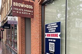 It would take approximately ten employees to reopen Browndog Farmington, a team that would include servers, bartenders, and kitchen staff.