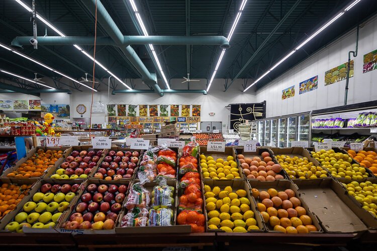 Fresh fruit at Al Bataween Imported Food & Bakery.