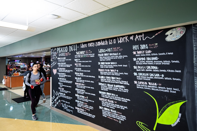 U of M Dearborn's Picasso Cafe. Photo by David Lewinski