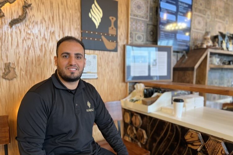 Hamzah Nasser, founder of Haraz Coffee House.