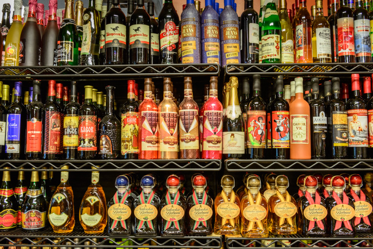 Polish wines at Bozek's Market. Photos by Doug Coombe. 