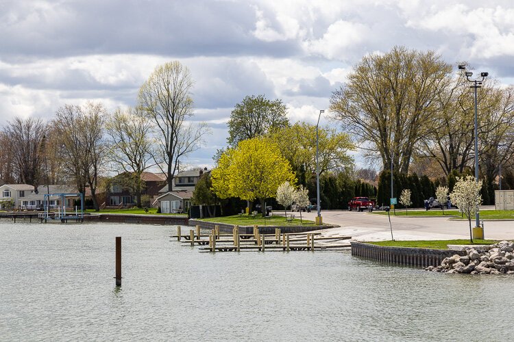 Boat launches at Brandenburg Park.