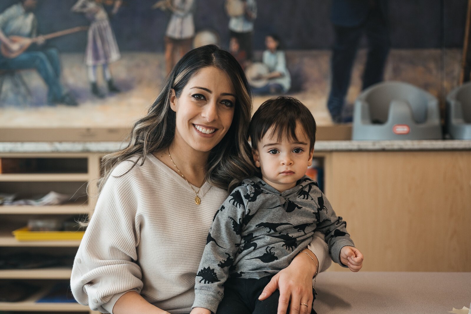 Maye Abdo with her son Levi.