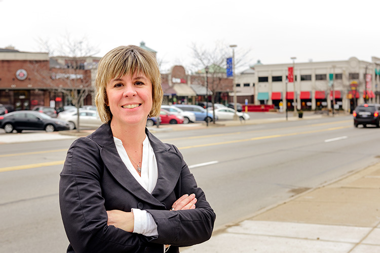 Cristina Decius-Sheppard, director of the West Dearborn Downtown Development Authority. 