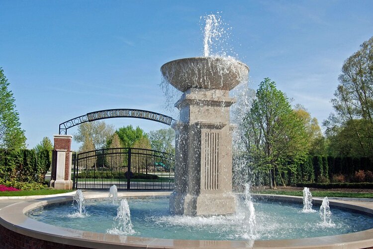 A fountain at George George Park.