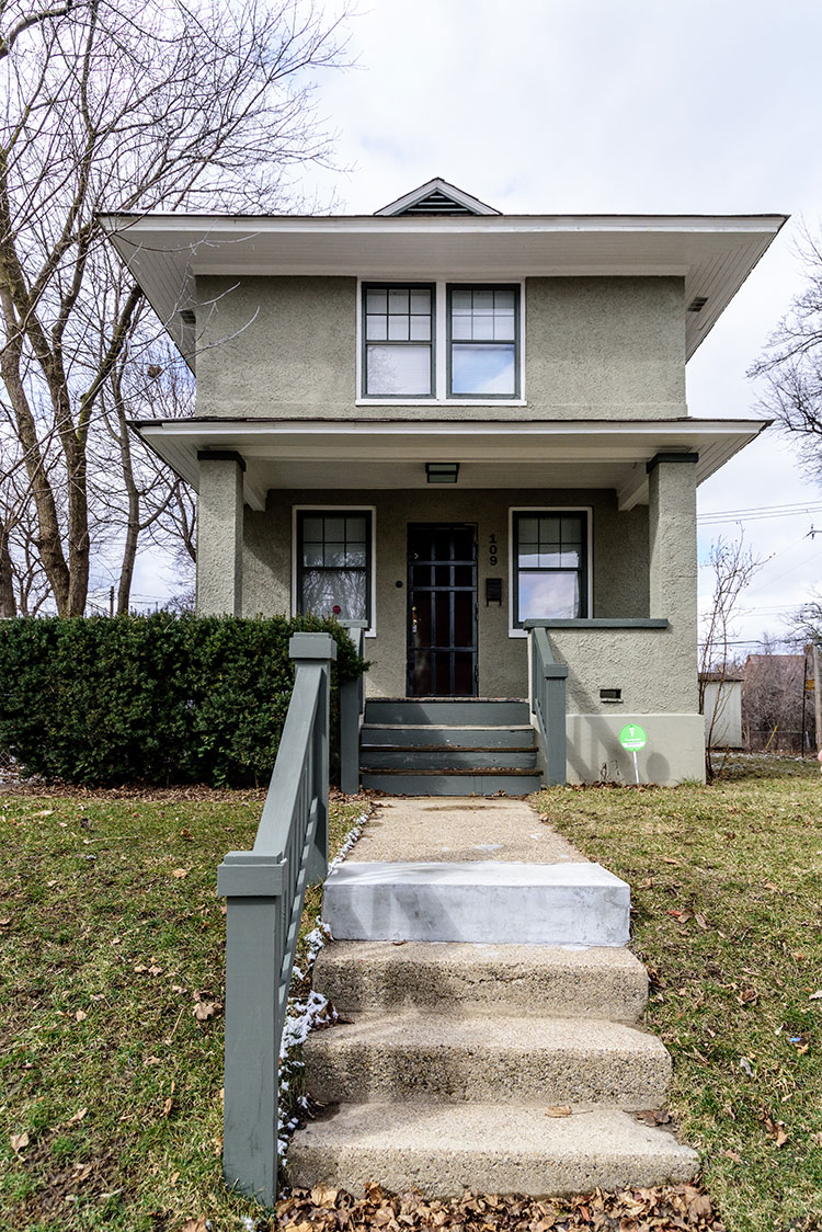 Restored home in GM Modern Housing. Photo by Doug Coombe.