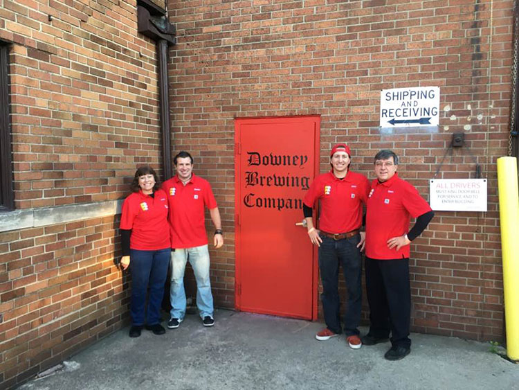 Owners of Downey Brewing Company. Photo courtesy of Downey Brewing Company. 