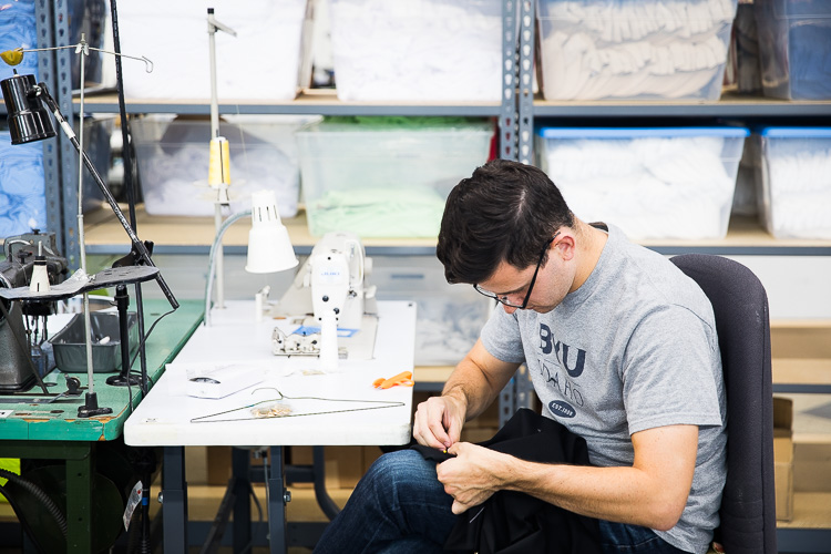 A garment work at Detroit Sewn