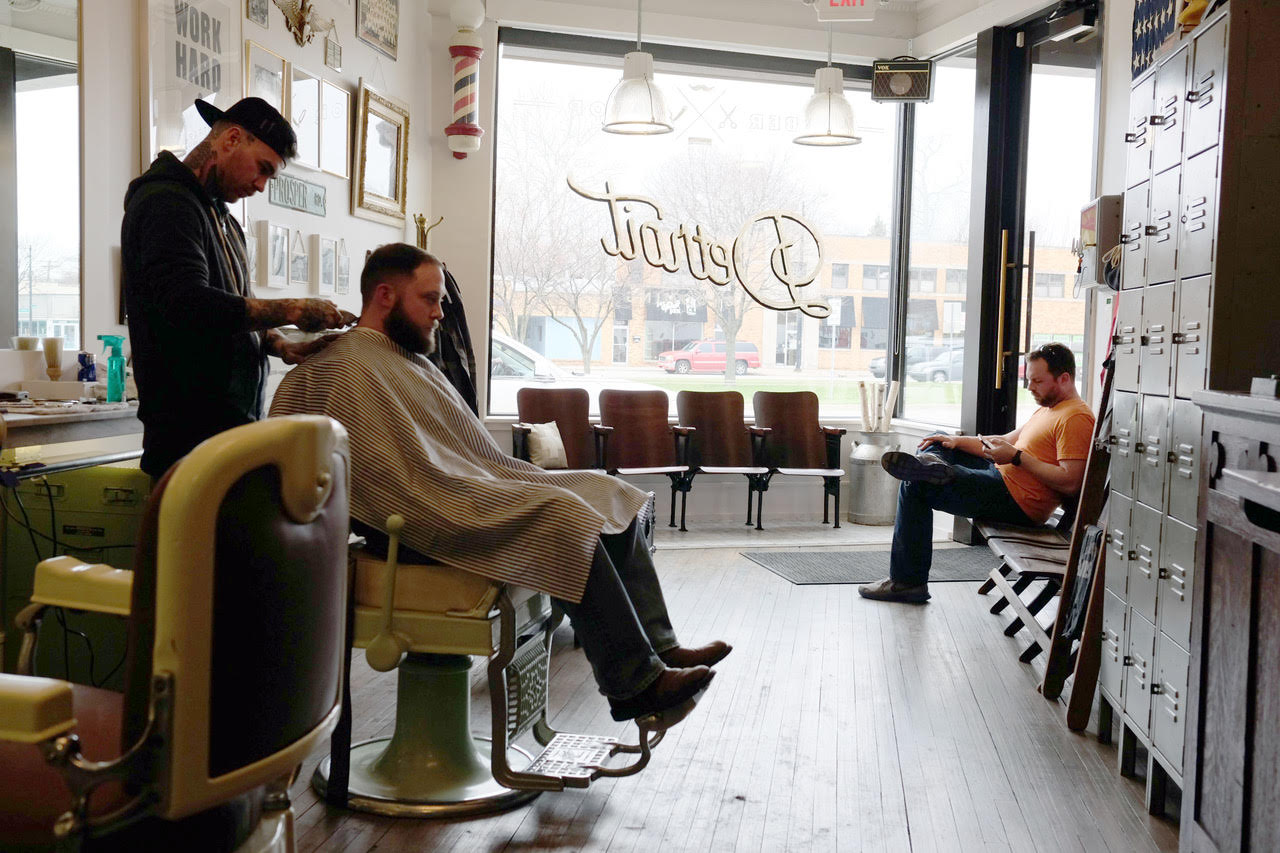 The original Detroit Barbers location in Ferndale