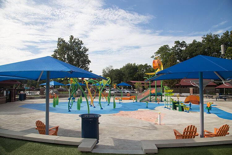 The then-new splash pad at Dodge Park in Sterling Heights in 2018, one of the many public investments the city has made since adopting its Visioning 2030 plan. Visioning 2040 is already on the horizon.