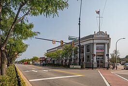 The historic Farmington State Savings Bank building