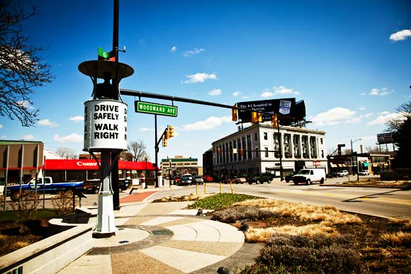 Downtown Ferndale. Photo by David Lewinski.