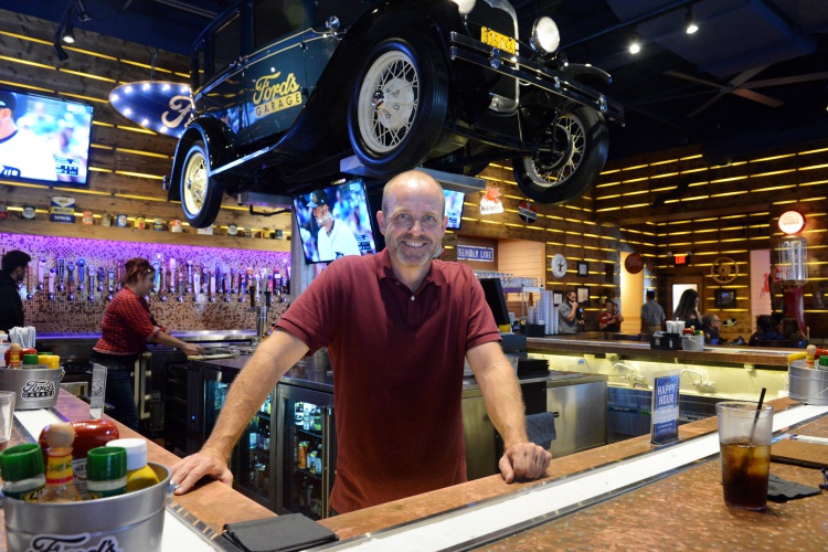 Ford’s Garage owner Billy Downs said the restaurant aims to be a full dining experience that honors the heritage of the Ford legacy.  Photos by Jessica Strachan