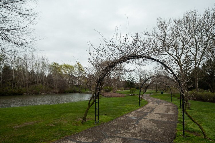 A walk through the arches at George George Park.