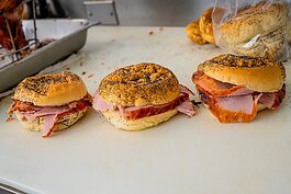 Lile's Ham sandwich, Dearborn. Photo by Doug Coombe.