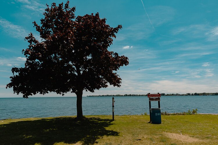 There are lots of great fishing spots at Harley Ensign.