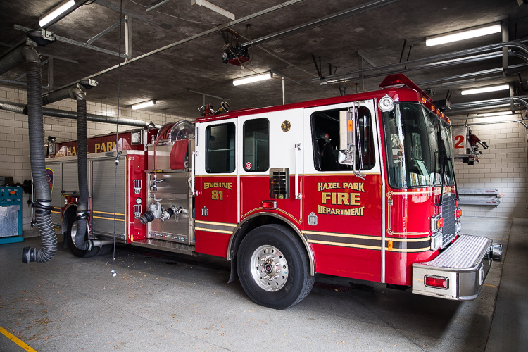 Hazel Park Fire Department. Photo by David Lewinski,