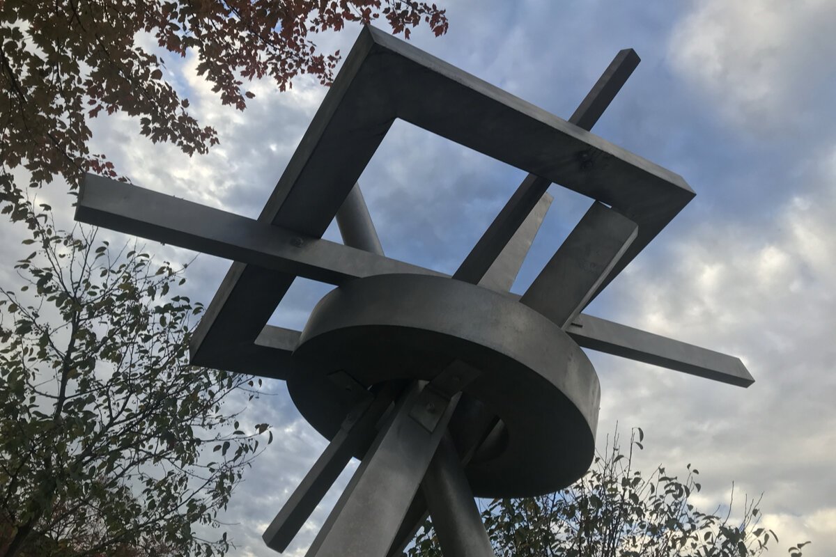 “Burst” by Ray Katz in Sterling Heights.