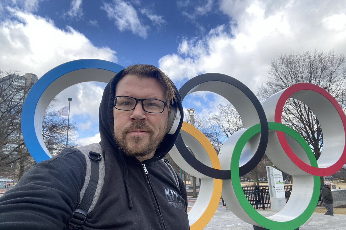 Sterling Heights resident Alex Delavan, out of the van and into the world.