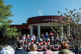 Sterling Heights City Hall during this year's Sterling Heights' 44th Annual Memorial Day Parade.