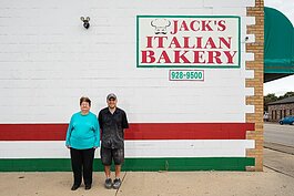 John Favazza at Jack's Italian Bakery Melvindale. Photo by David Lewinski.