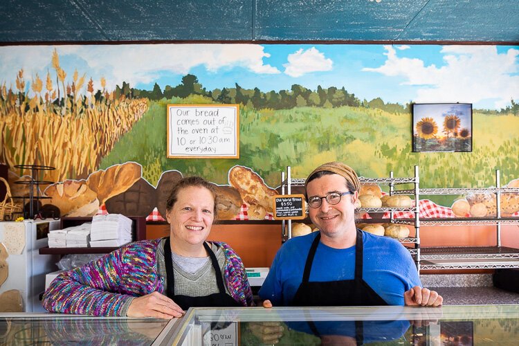 Sunflour owners Becky Burns & Jeff Pavlik. Photo by David Lewinski,