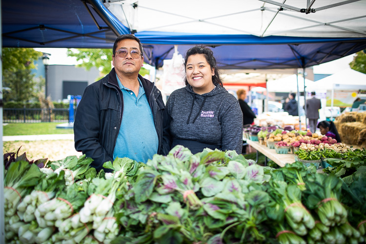 Jessica and Tout Xiong, Xiong's Asian Greens. Photo by David Lewinski.