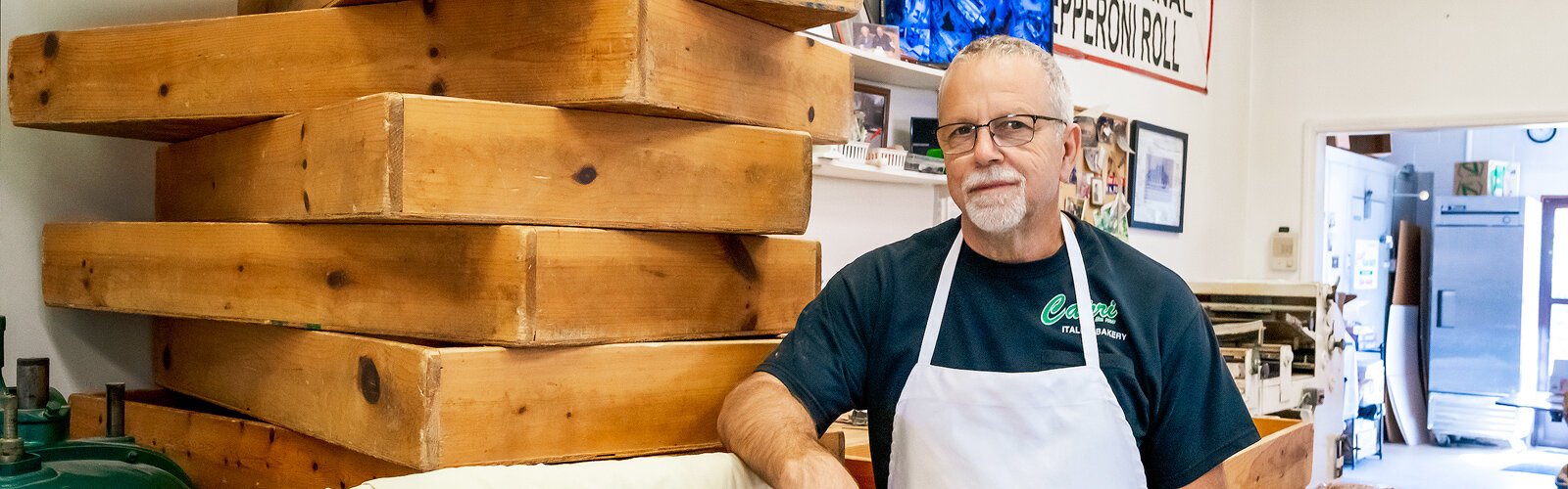John Errigo. Capri Italian Bakery. Photo by Doug Coombe.