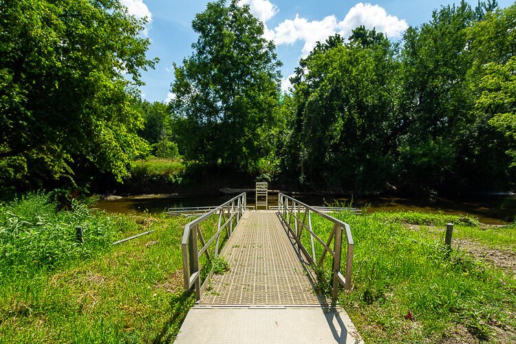 A Kayak launch in Sterling Heights.