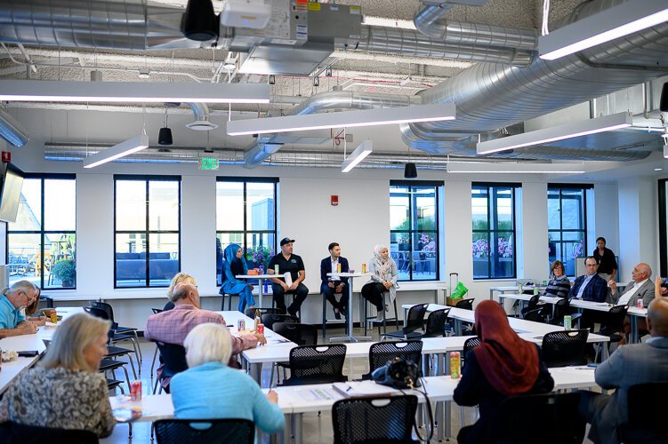 manda Saab, Zee Shami, Sam Haider, and Sam Abbas discuss the future of Dearborn Resturants, and food within the community at the Dearborn City Open, September 26th, 2019.