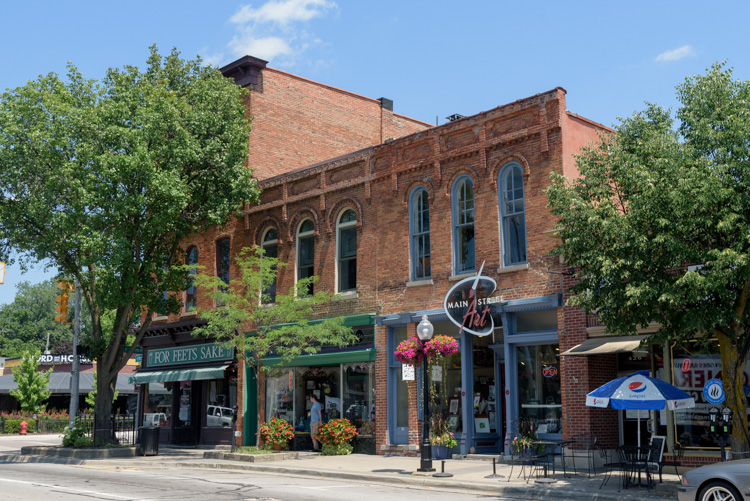 Main Street in Milford.