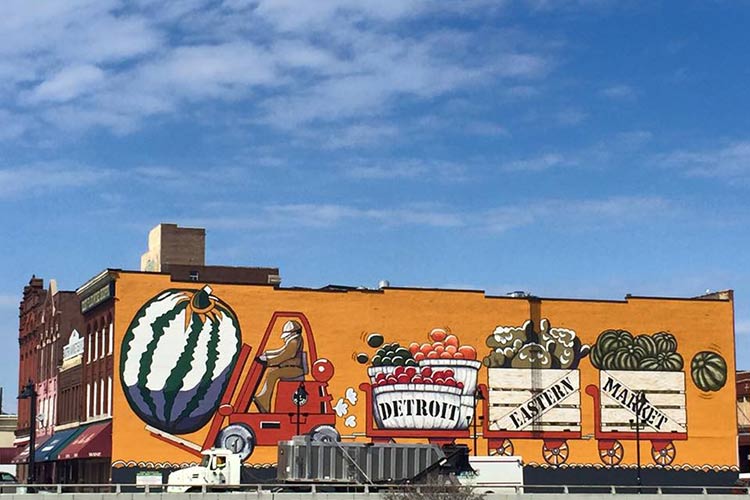 Detroit's Eastern Market. Photo by Nina Ignaczak.