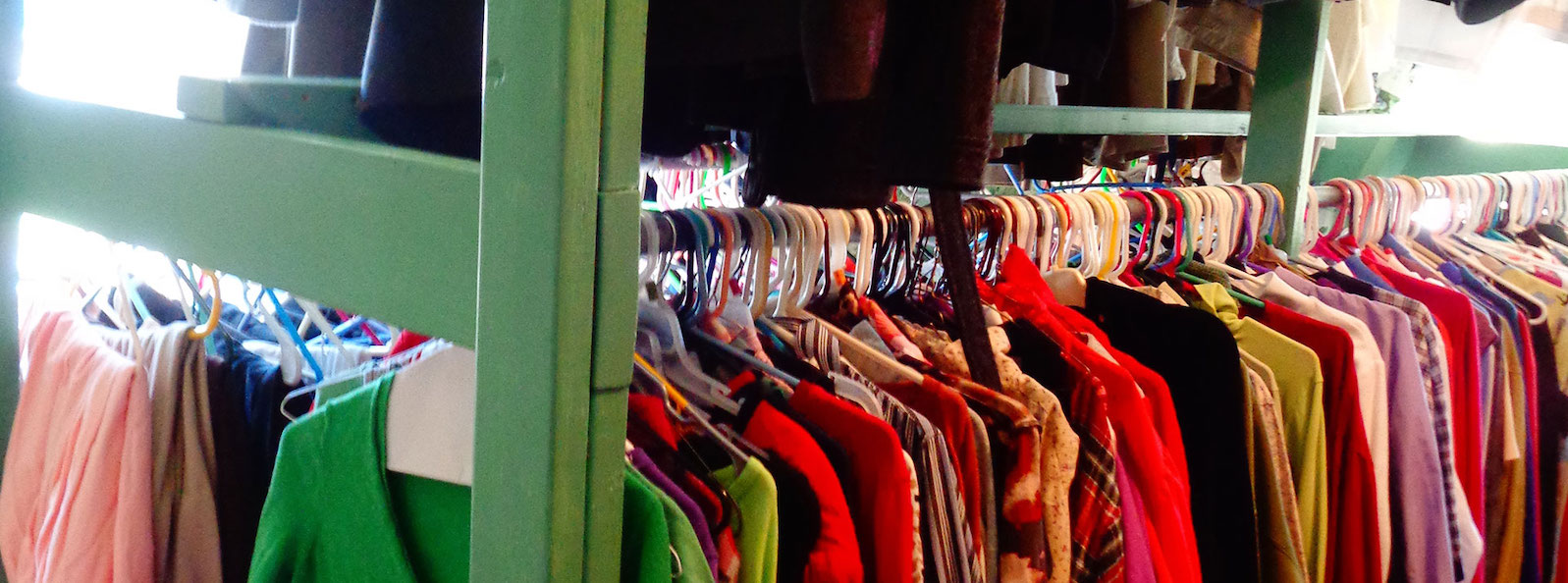 Clothes Closet at the Baldwin Center.