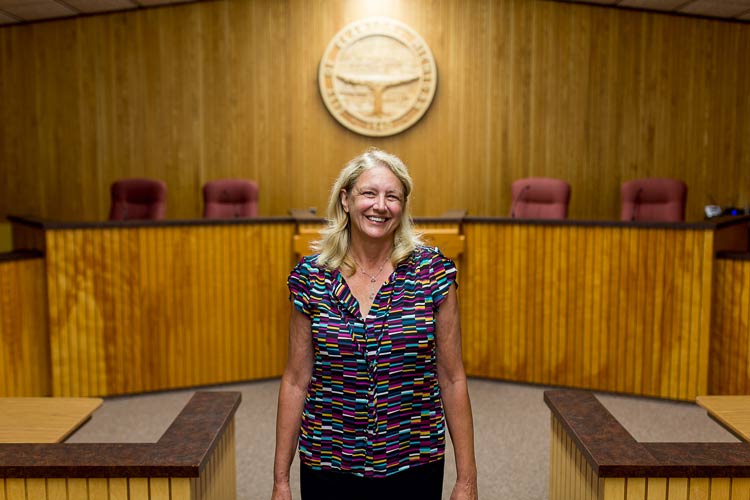 Mayor Penny Luebs. Photo by Nick Hagen. 