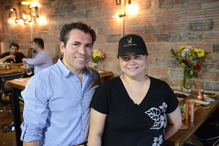 Junior, 40, and Heidi, 37, Merino, the faces of the new M Cantina. Photo by Jessica Strachan.