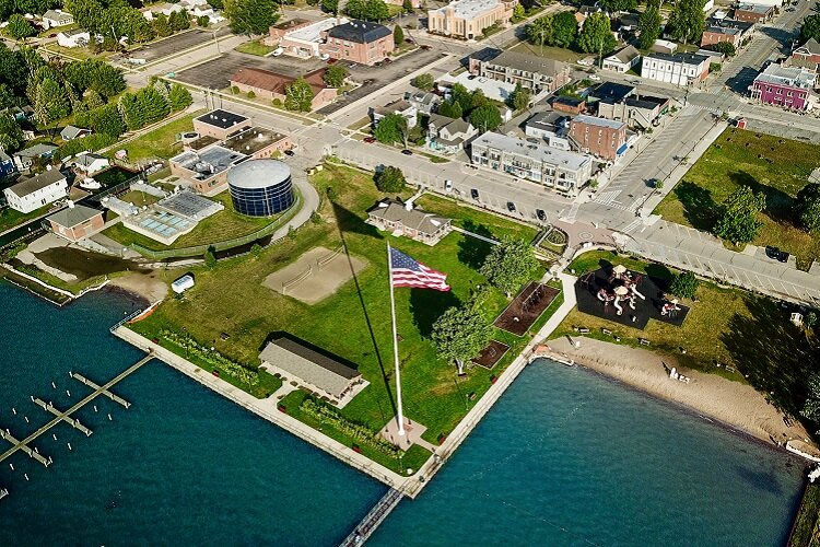 On the waterfront at Walter and Mary Burke Park in New Baltimore.