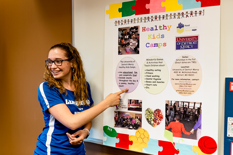 Danielle Maxwell, a member of UD Mercy's Emerging Leaders Program.