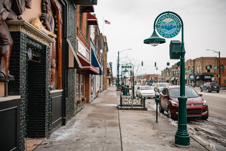 Downtown Rochester. Photo by Nick Hagen.