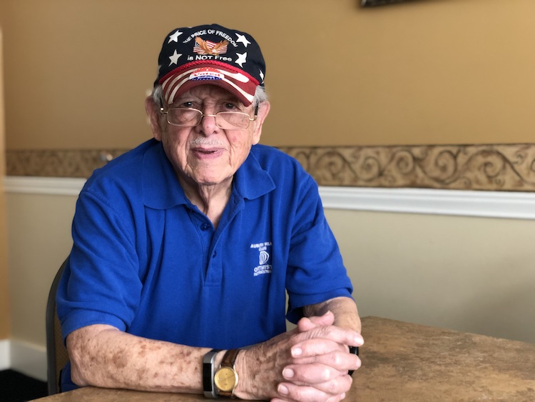 Paul Landsberg is 96-years old and served in the U.S. Navy during WWII.