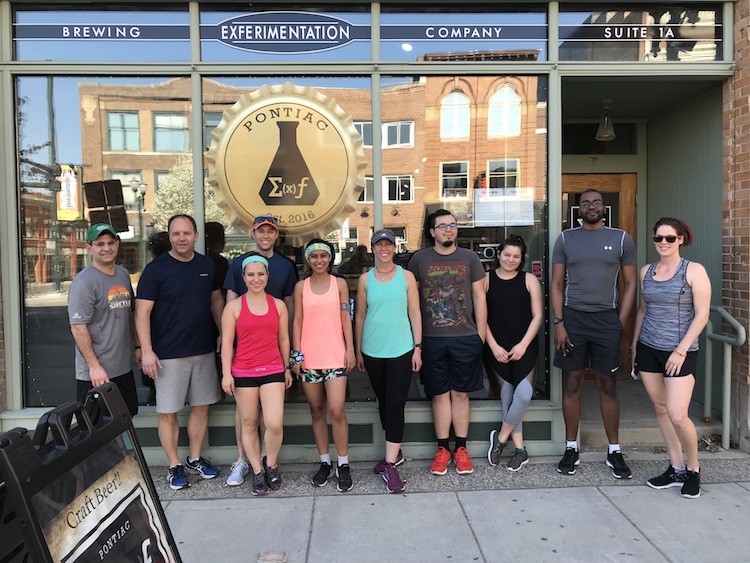 Pontiac Run Club had 10 participants on its inaugural run.