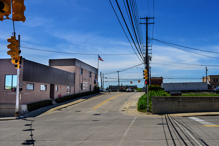 Bike lanes are proposed on Newman Street. Photo by Doug Coombe.