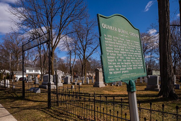 Quaker Cemetery. Photo by David Lewinski.