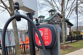 “What I like about Red E Charging is that they retain ownership, install and maintain the equipment, while we help to reduce carbon emissions,” said City Manager David Murphy.