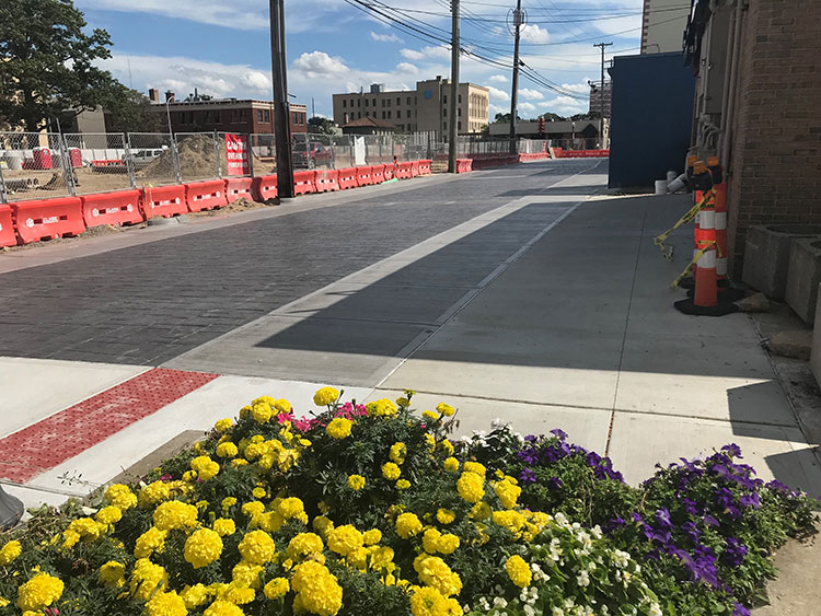 Newly refurbished alley in downtown Royal Oak. Photo courtesy Sean Kammer.