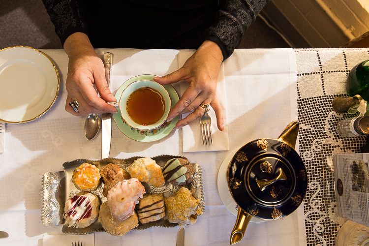 Just Delicious Tea and Scones. Photo by David Lewinski.