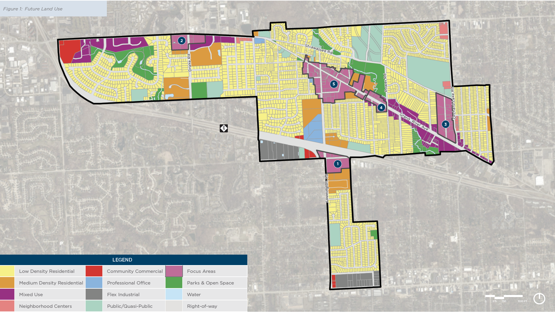 Farmington Master Plan Land Use Map